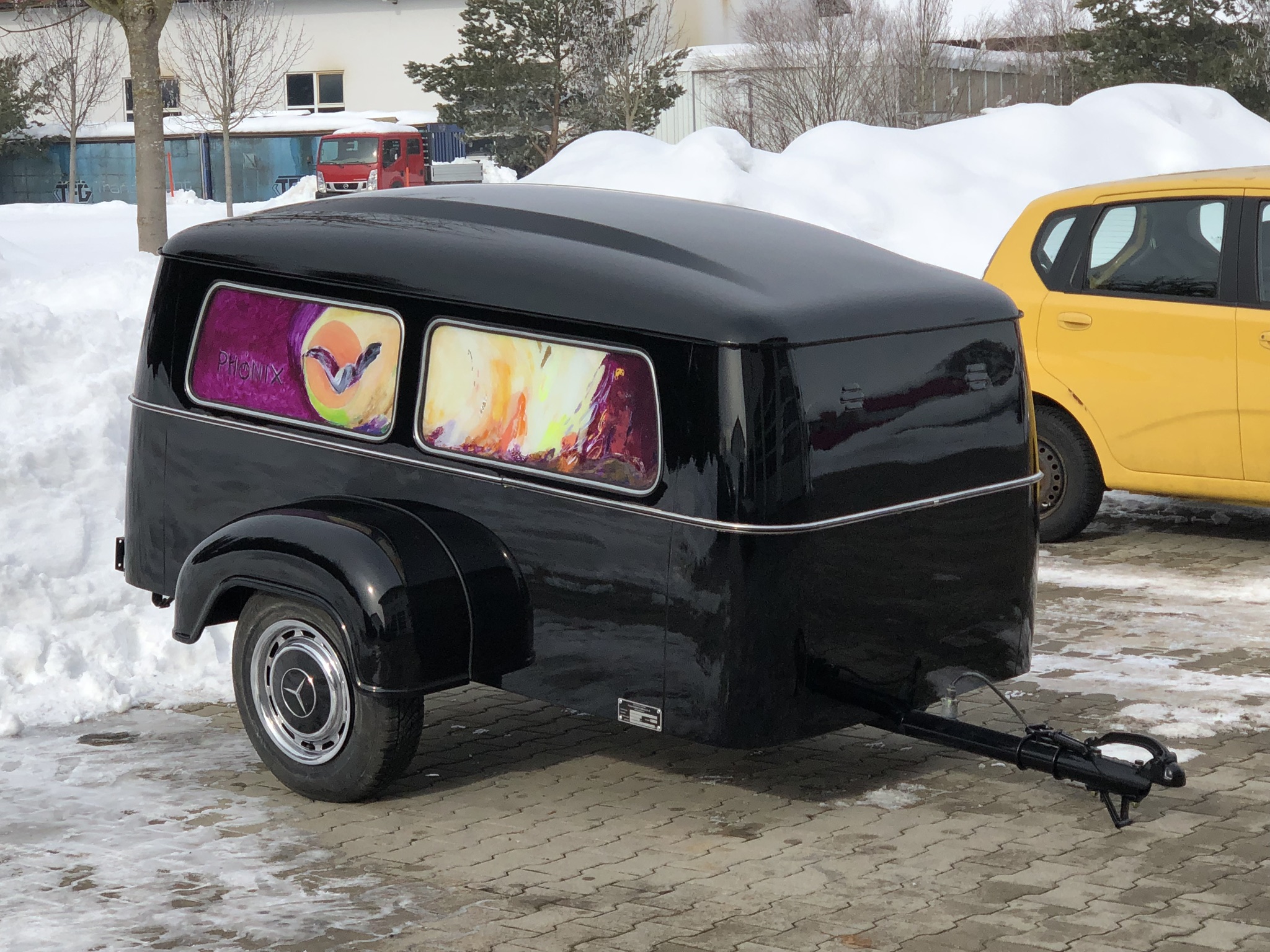 Unser Bestattungsanhnger 'Charon'', hier in Bayern auch liebevoll 'Boandlkramer' genannt